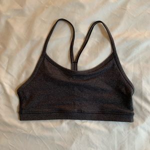 Lululemon Y-strap grey sports bra